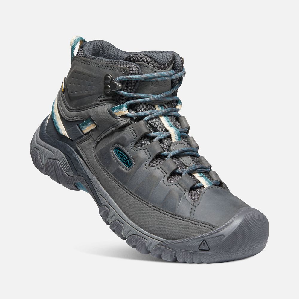 Botas de Seguridad Keen Mexico Grises Oscuro - Mujer Targhee Iii Waterproof Mid - XG7015846